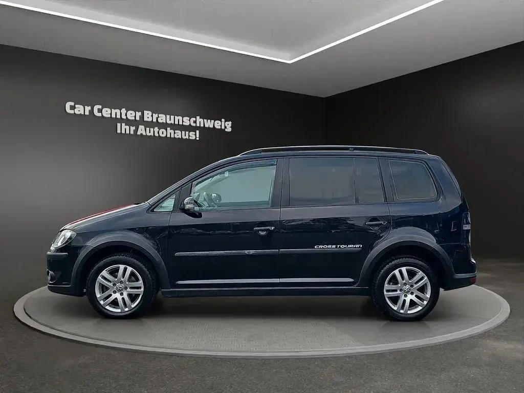 Gebraucht VW Touran Cross 105 PS (77 kW) 2007 Schwarz Van / Kleinbus