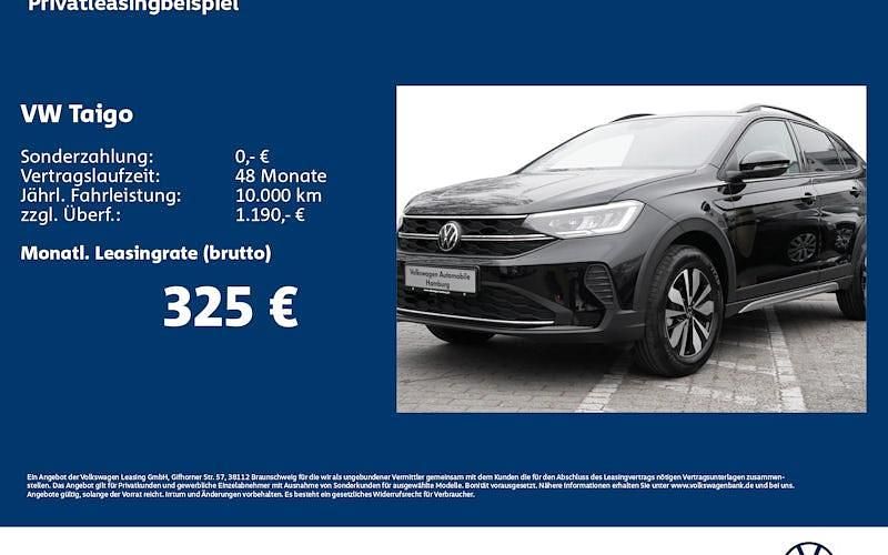 Neu VW Taigo Life 116 PS (85 kW) 2025 Schwarz SUV