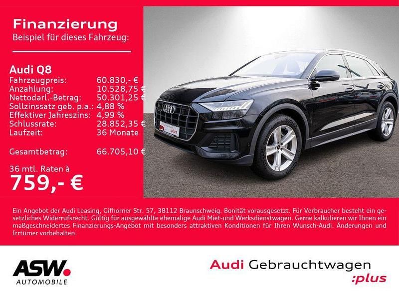 Gebraucht Audi Q8 Ambiente 286 PS (210 kW) 2023 Mythosschwarz metallic SUV
