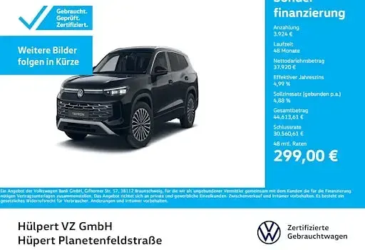 Gebraucht VW Tayron Elegance 272 PS (200 kW) 2025 Schwarz SUV