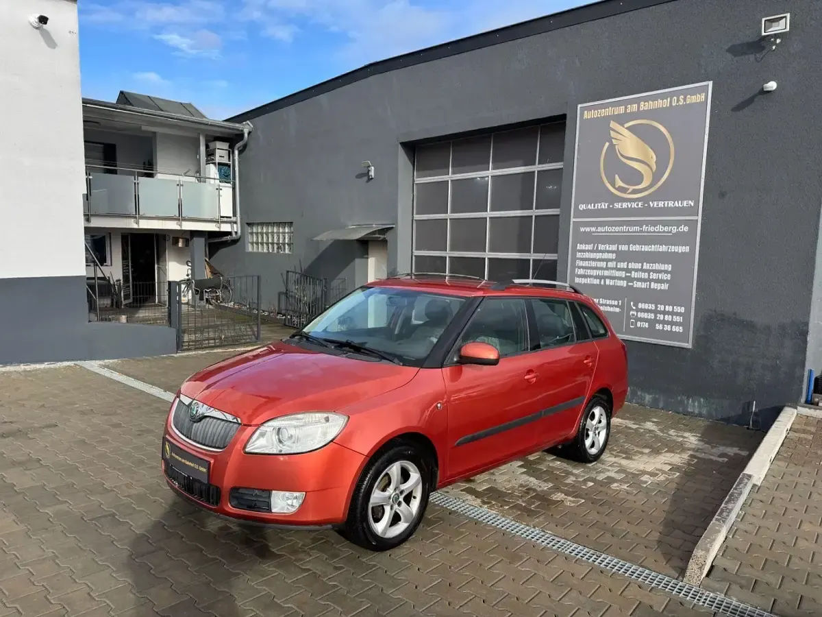 Gebraucht Skoda Fabia Style 105 PS (77 kW) 2009 Orange Kombi