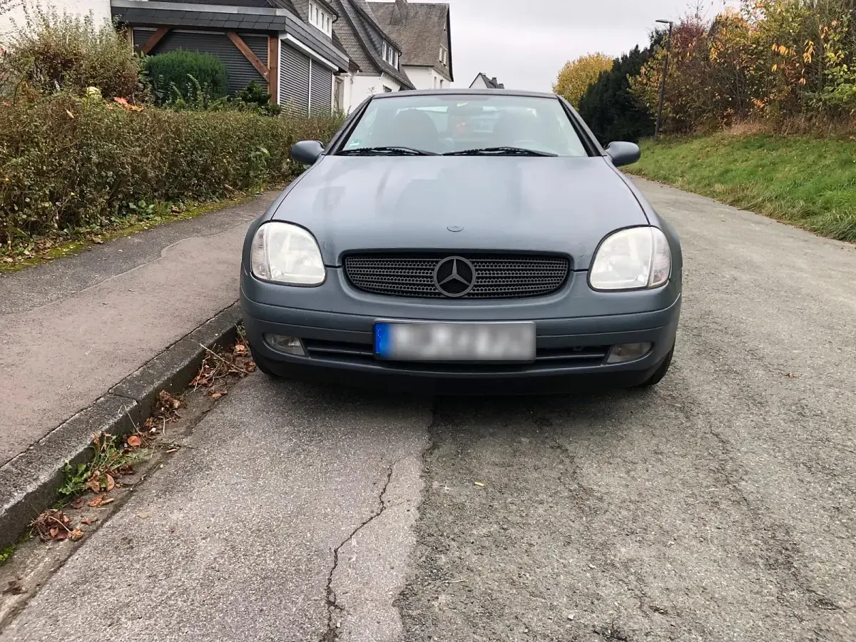 Gebraucht Mercedes SLK200 136 PS (100 kW) 1998 Grau Cabrio