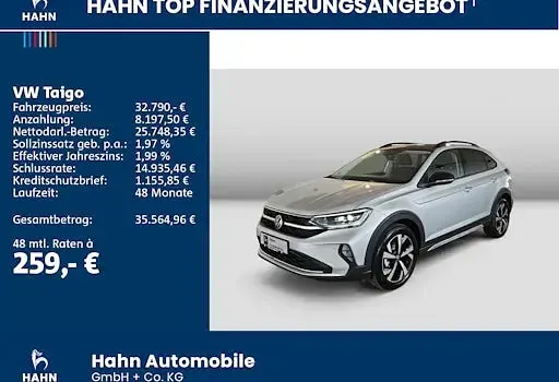 Neu VW Taigo Style 150 PS (110 kW) 2026 Silber SUV