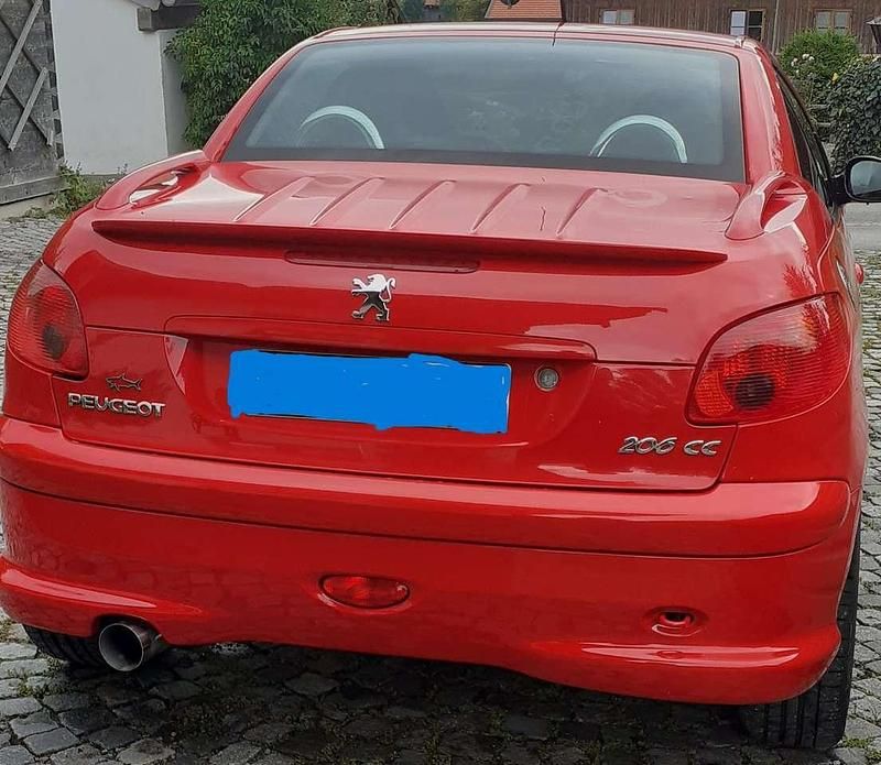 Gebraucht Peugeot 206 CC RC 109 PS (80 kW) 2006 Rot Cabrio