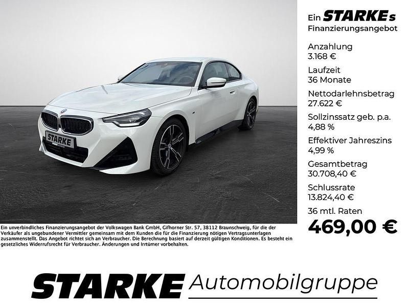 Weiß (alpinweiss iii) Gebraucht 2022 BMW 218 M Sport Coupé | 29.990 € (Guter Preis) - Bild 1/4