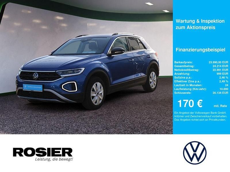 Blau / ravennablau (metallic) Gebraucht 2025 VW T-Roc Goal SUV | 23.990 € (Fairer Preis) - Bild 1/4