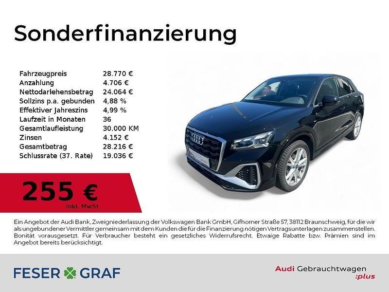 Mythosschwarz metallic Gebraucht 2023 Audi Q2 Ambiente SUV | 28.770 € (Fairer Preis) - Bild 1/4