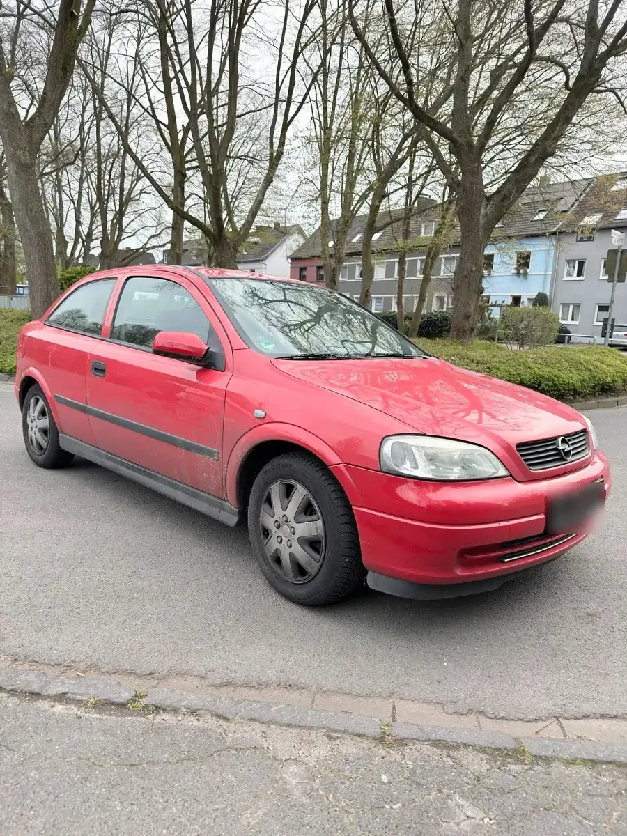 Gebraucht Opel Astra 85 PS (62 kW) 2002 Rot Coupé