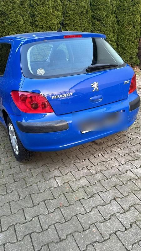 Gebraucht Peugeot 307 109 PS (80 kW) 2002 Blau Kleinwagen