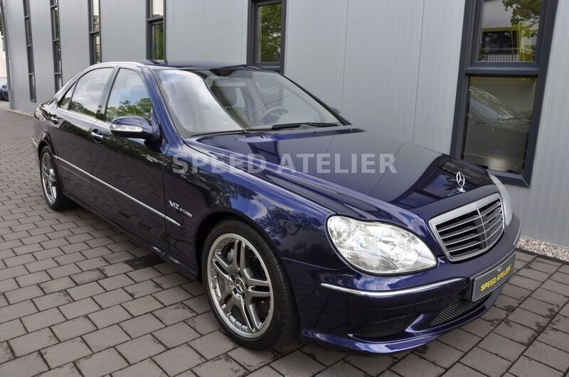 Blau Gebraucht 2004 Mercedes S65 AMG AMG Limousine | 76.990 € - Bild 1/4