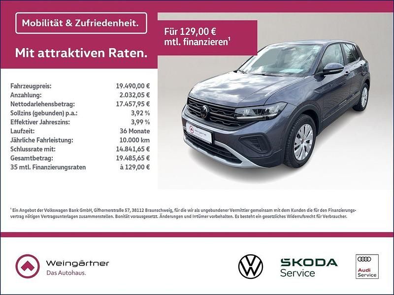 Gebraucht VW T-Cross Basis 95 PS (69 kW) 2025 Grau SUV