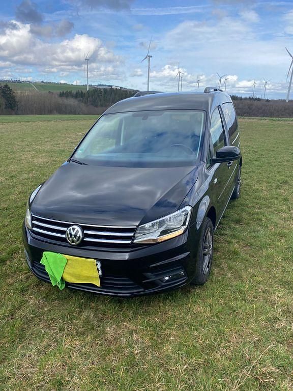 Gebraucht VW Caddy Comfortline 125 PS (91 kW) 2018 Schwarz Van / Kleinbus