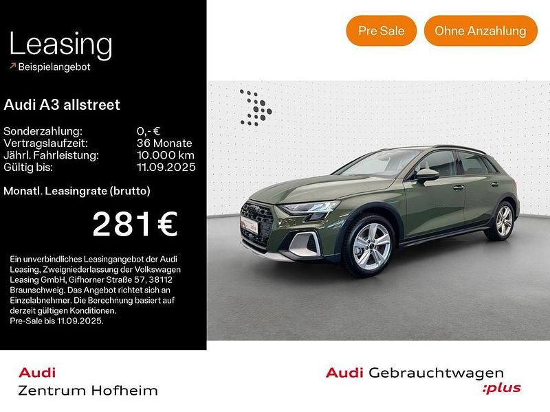 Distriktgrün metallic Gebraucht 2024 Audi A3 Ambiente Limousine | 31.980 € (Guter Preis) - Bild 1/4