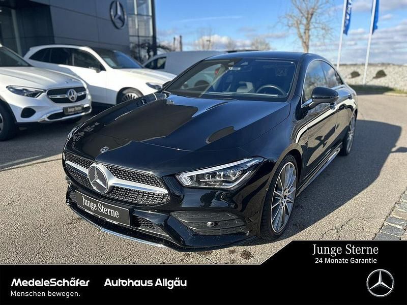 Lack kosmosschwarz Gebraucht 2020 Mercedes CLA220 AMG Limousine | 32.470 € (Guter Preis) - Bild 1/4
