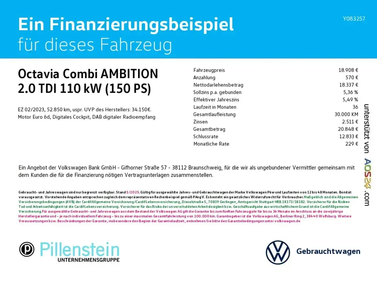 Gebraucht Skoda Octavia Ambition 150 PS (110 kW) 2023 Kombi