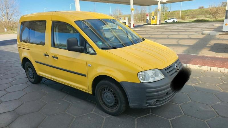 Gebraucht VW Caddy 80 PS (58 kW) 2007 Gelb Van / Kleinbus