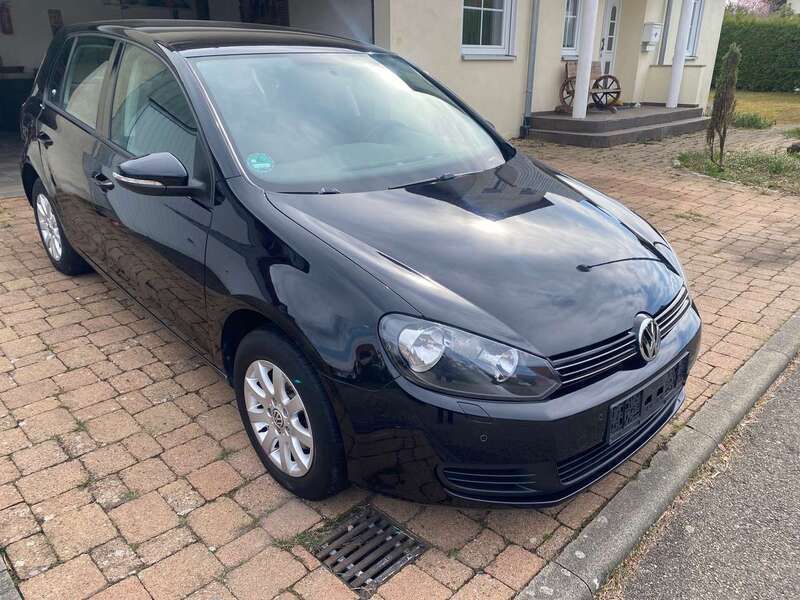 Schwarz Gebraucht 2009 VW Golf VI Trendline Limousine | 5.950 € (Fairer Preis) - Bild 1/4