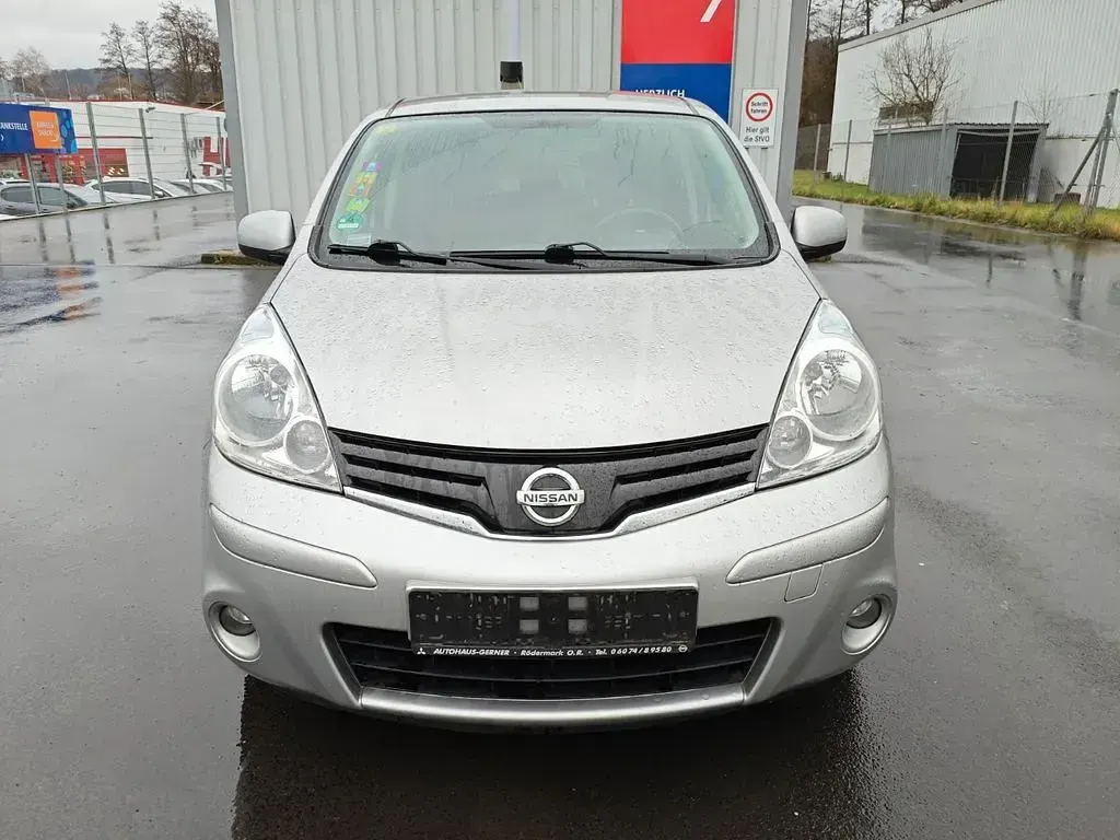 Gebraucht Nissan Note Acenta 88 PS (64 kW) 2009 Silber Kleinwagen