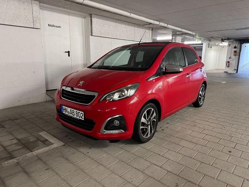 Rot Gebraucht 2015 Peugeot 108 Active Kleinwagen | 3.500 € (Guter Preis) - Bild 1/4