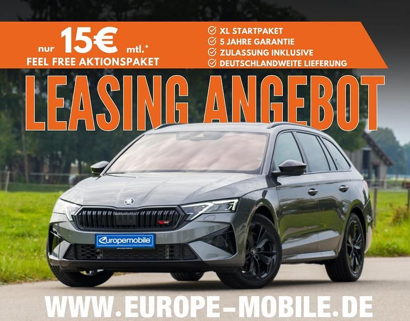 Blackmagic perleffekt/schwarz Neu 2025 Skoda Octavia RS Kombi | 55.550 € - Bild 1/2