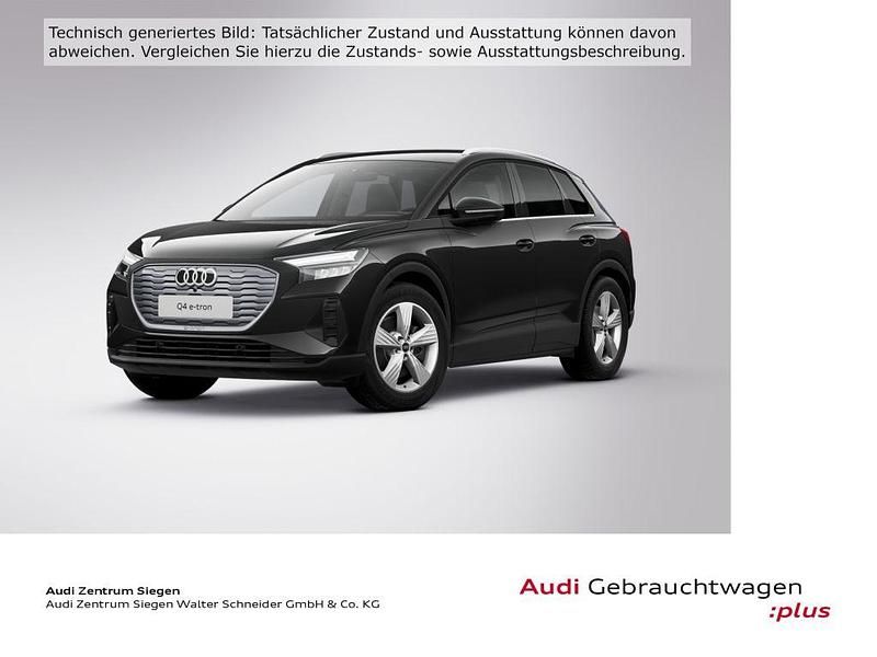 Mythosschwarz metallic (metallic) Gebraucht 2024 Audi e-tron SUV | 39.910 € (Superpreis) - Bild 1/4