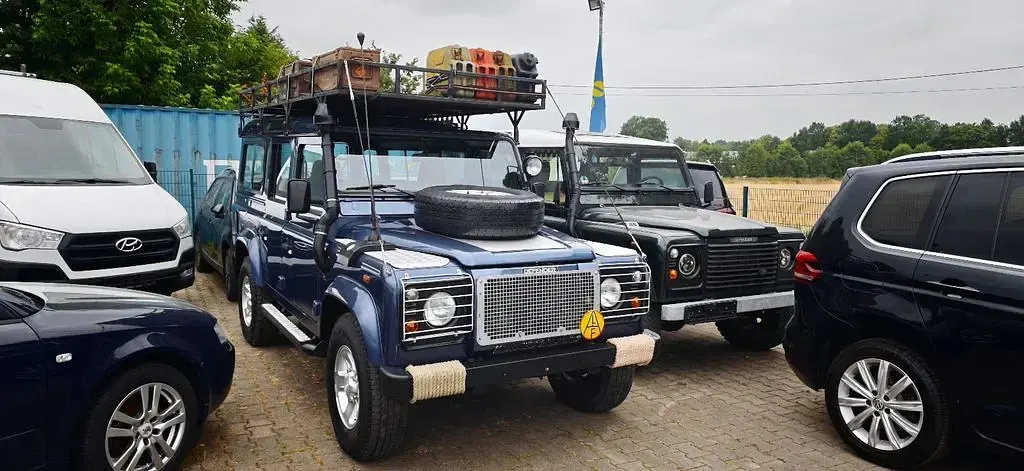 Gebraucht Land Rover Defender SE 122 PS (89 kW) 2005 Blau Kombi