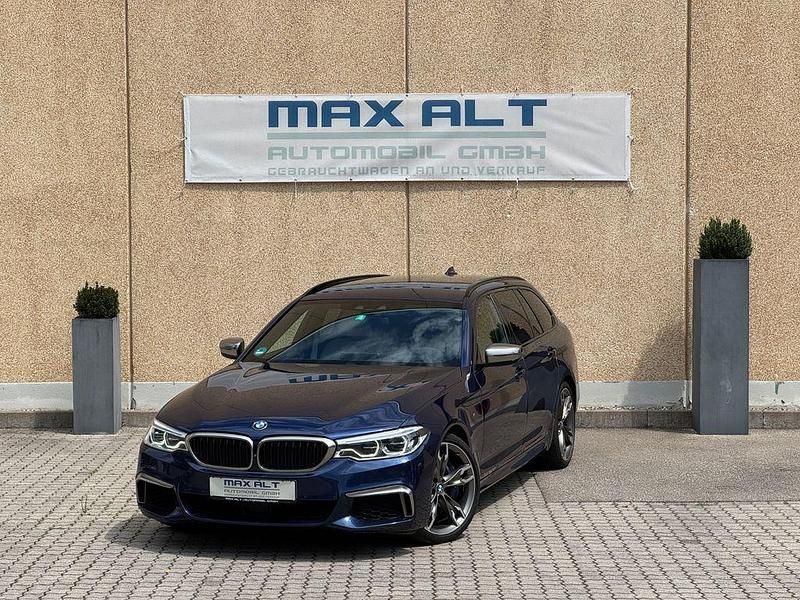 Blau Gebraucht 2019 BMW M550 Performance Limousine | 27.470 € (Superpreis) - Bild 1/4