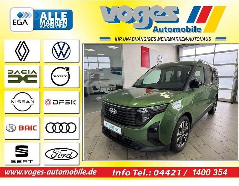 Grün Gebraucht 2025 Ford Tourneo Courier Titanium Van / Kleinbus | 25.500 € (Etwas zu teuer) - Bild 1/4
