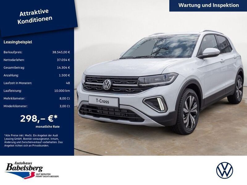 Weiß Neu 2025 VW T-Cross Style SUV | 38.545 € - Bild 1/4