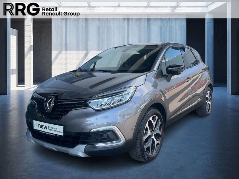 Stahlgrau metallic (grau) Gebraucht 2019 Renault Captur Collection SUV | 15.180 € (Fairer Preis) - Bild 1/4