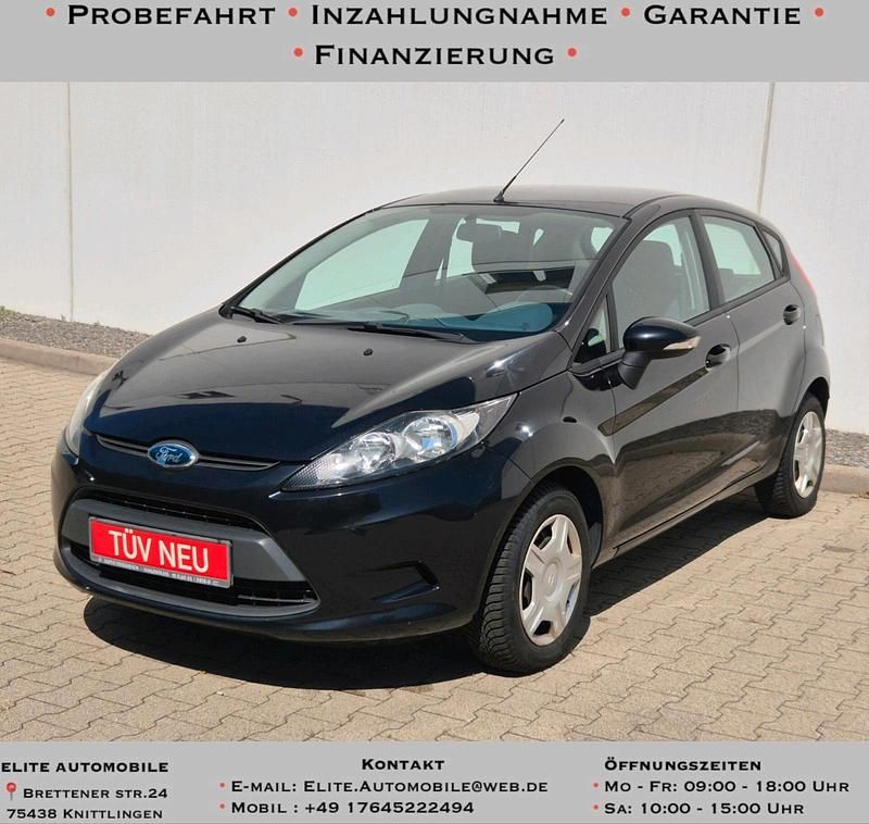 Schwarz Gebraucht 2010 Ford Fiesta Kleinwagen | 4.290 € (Etwas zu teuer) - Bild 1/4