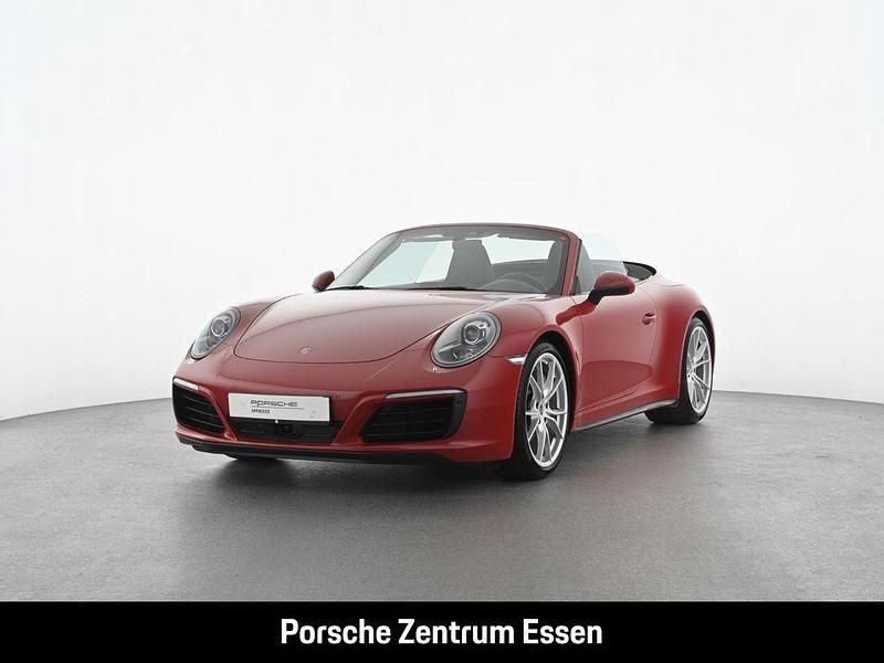 Karminrot Gebraucht 2016 Porsche 911 Carrera 4 Cabriolet Cabrio | 105.900 € (Teuer) - Bild 1/4