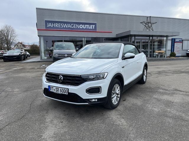 Pure white Gebraucht 2021 VW T-Roc Cabriolet Active Cabrio | 22.780 € (Guter Preis) - Bild 1/4