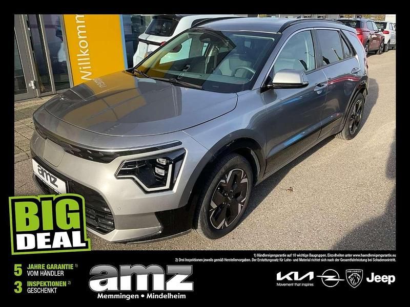 (klg) stahlgrau met. Gebraucht 2022 Kia e-Niro Comfort SUV | 26.590 € (Etwas zu teuer) - Bild 1/4