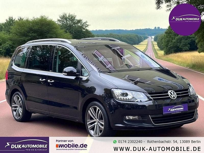 Schwarz Gebraucht 2012 VW Sharan Style Van / Kleinbus | 14.999 € (Etwas zu teuer) - Bild 1/4