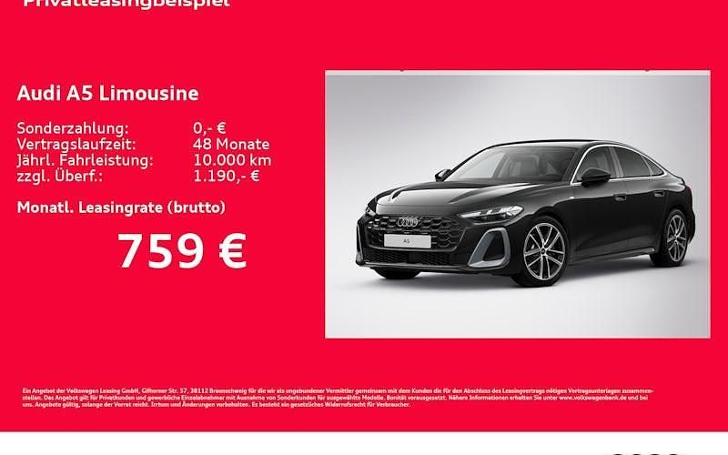 Neu Audi A5 Ambiente 150 PS (110 kW) 2026 Schwarz Kombi