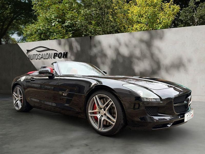Obsidianschwarz metalliclack Gebraucht 2012 Mercedes SLS AMG AMG Cabrio | 179.500 € (Guter Preis) - Bild 1/4