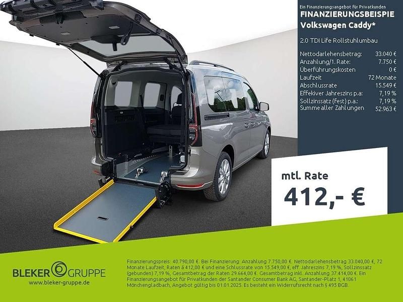 Neu VW Caddy Life 102 PS (75 kW) 2025 Mojave beige metallic Van / Kleinbus