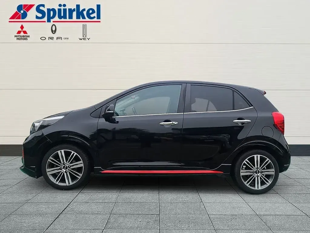 Gebraucht Kia Picanto GT-Line 84 PS (61 kW) 2017 Abp) auroraschwarz met. (schwarz Kleinwagen