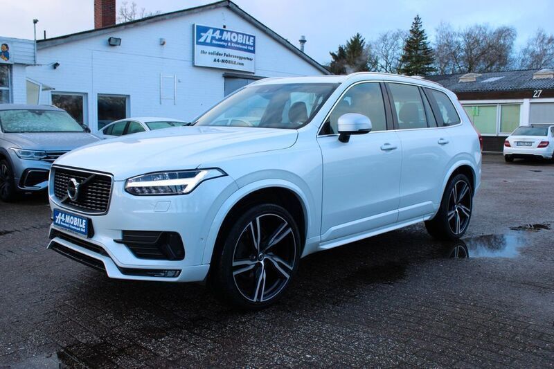 Crystal white / metallic Gebraucht 2016 Volvo XC90 R-Design SUV | 28.499 € (Teuer) - Bild 1/4
