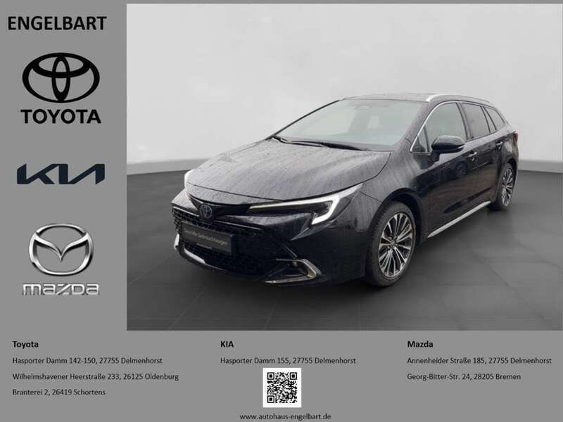 Black mica / ink Gebraucht 2023 Toyota Corolla Team Kombi | 25.950 € (Fairer Preis) - Bild 1/4