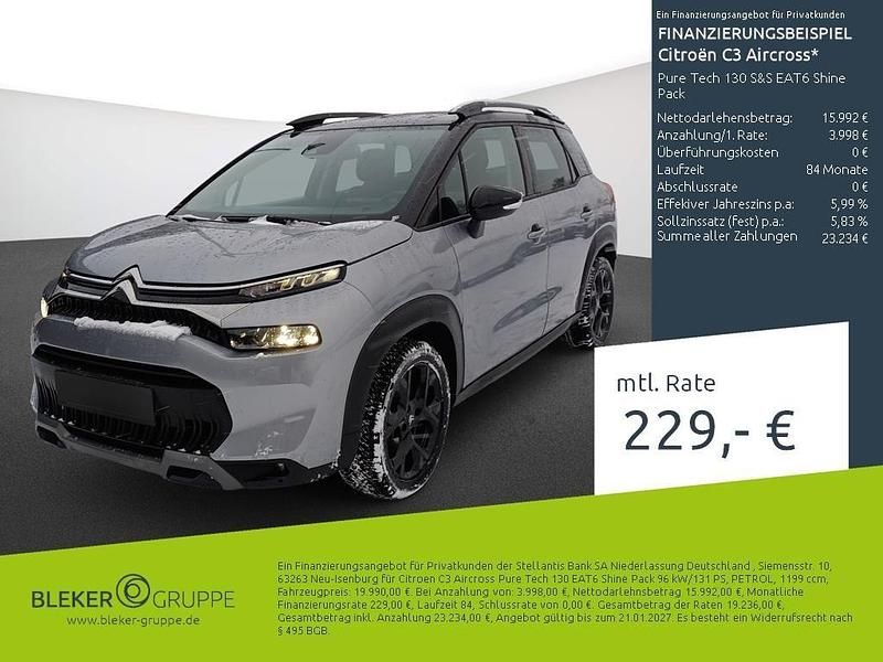 Grau artense (metallic) Gebraucht 2024 Citroën C3 Aircross Shine SUV | 19.990 € (Etwas zu teuer) - Bild 1/3