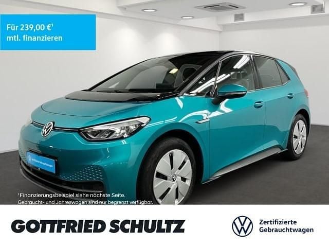 Blau Gebraucht 2021 VW ID.3 Pure Kleinwagen | 17.990 € (Fairer Preis) - Bild 1/3