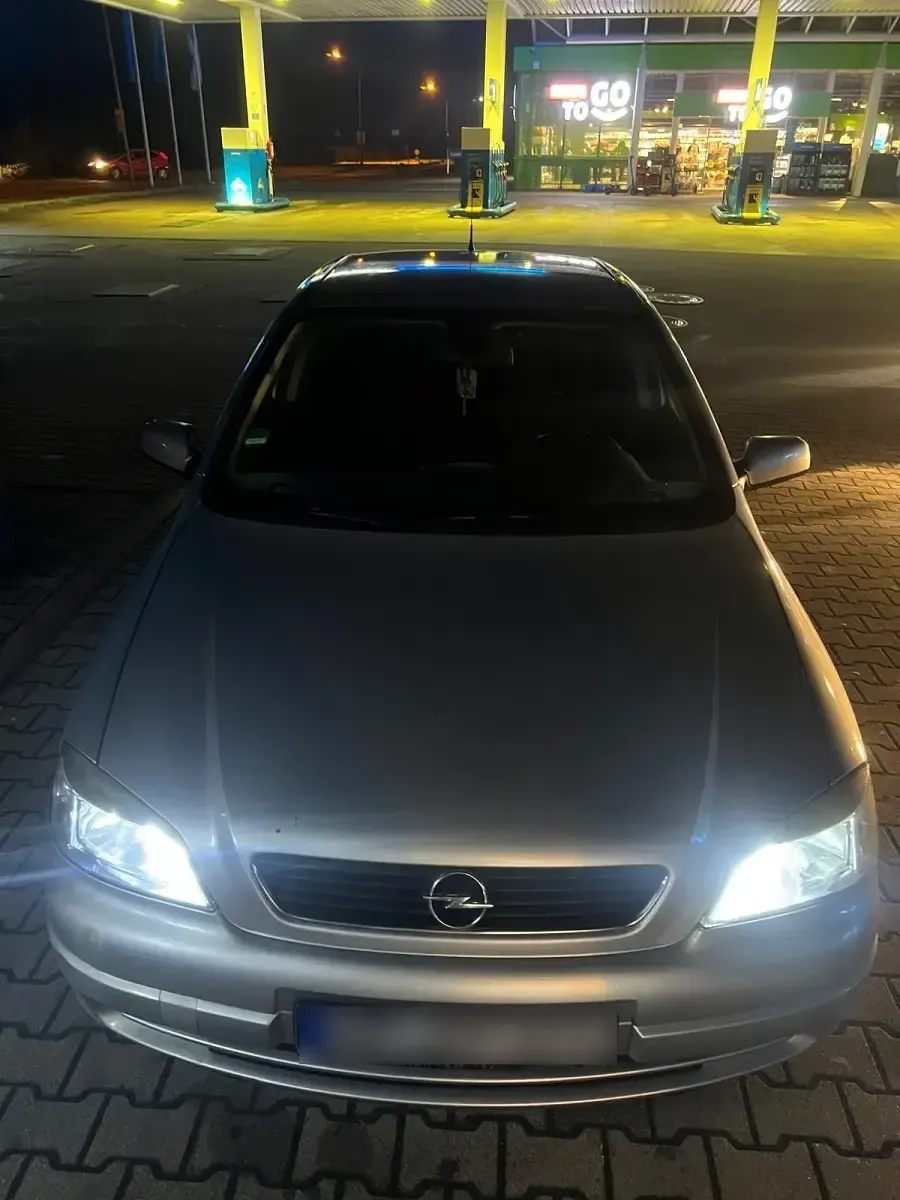 Usata Opel Astra 84 CV (61 kW) 2002 Grigio Utilitaria