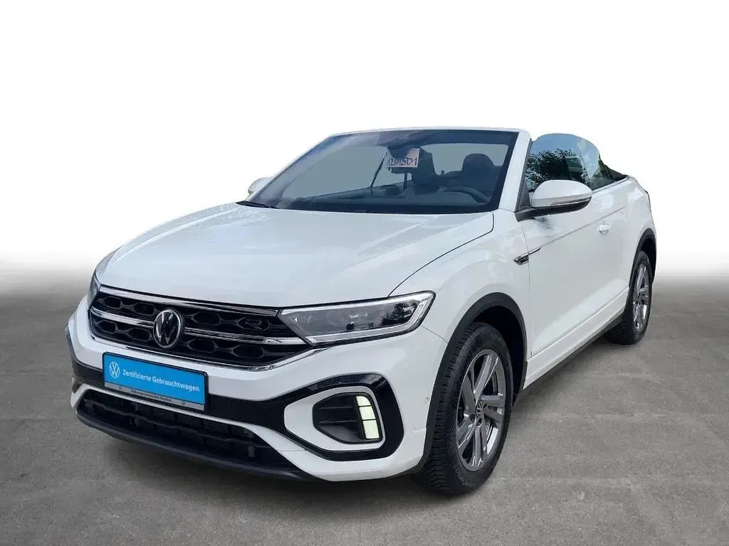 Gebraucht VW T-Roc Cabriolet R-line 150 PS (110 kW) 2025 Weiß Cabrio