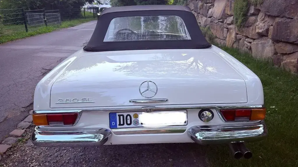 Gebraucht Mercedes SL280 170 PS (125 kW) 1969 Weiß Cabrio