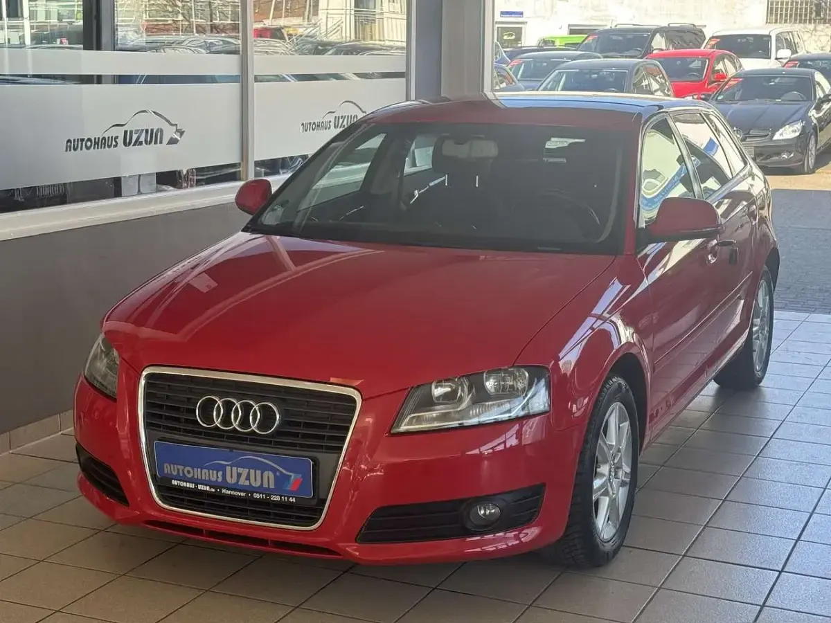 Usata Audi A3 102 CV (75 kW) 2009 Rosso Utilitaria