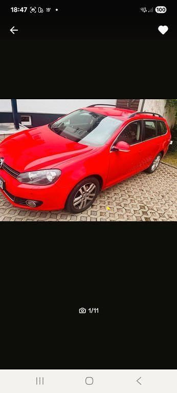 Rot Gebraucht 2011 VW Golf VI Trendline Kleinwagen | 4.300 € (Fairer Preis) - Bild 1/4