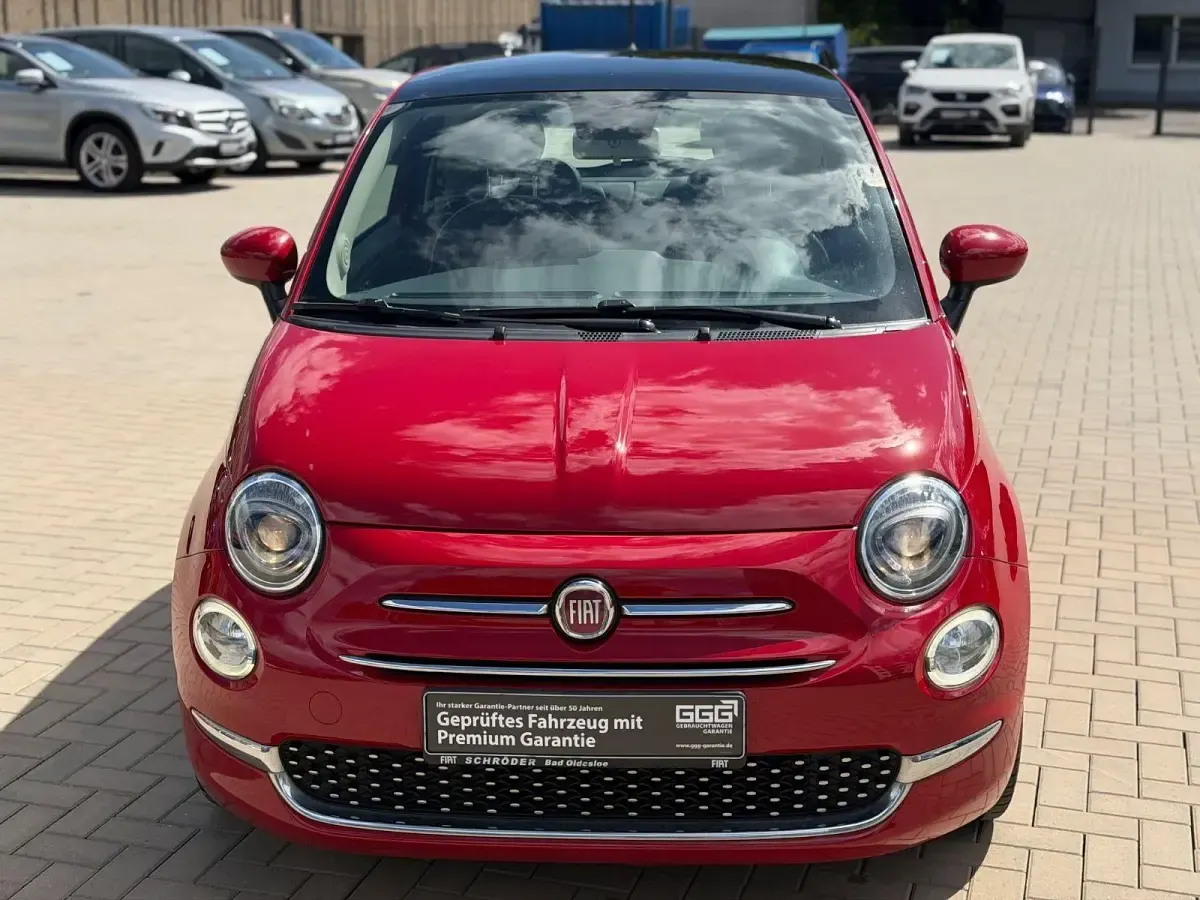 Gebraucht Fiat 500 Lounge 69 PS (50 kW) 2017 Rot Kleinwagen