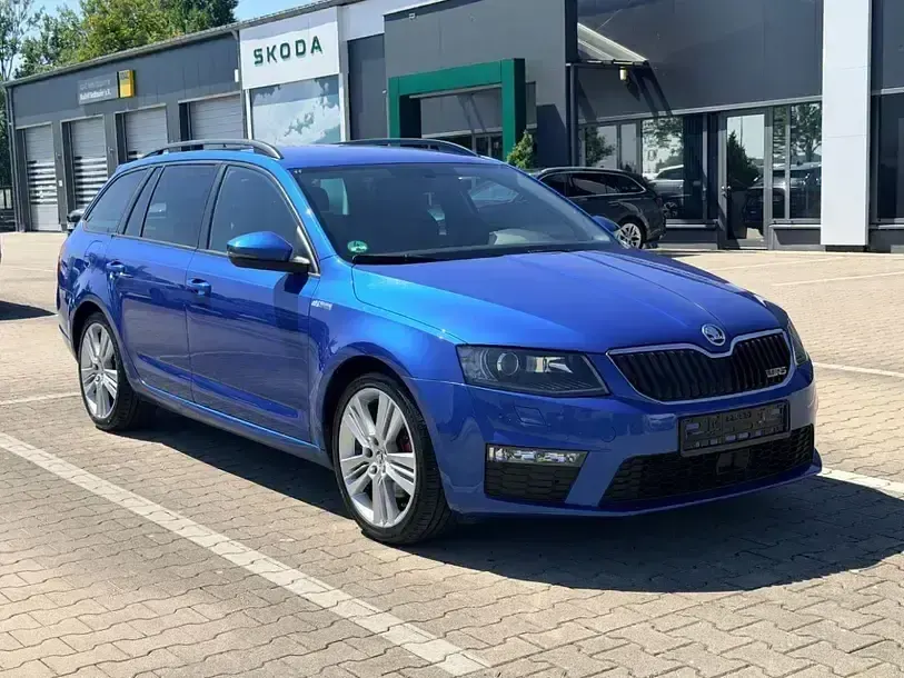 Gebraucht Skoda Octavia RS 184 PS (135 kW) 2017 Blau Kombi
